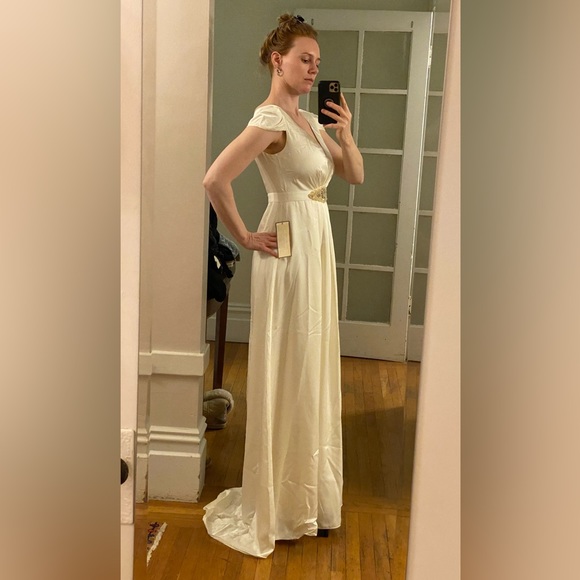 J Crew Vivienne Wedding Dress Size 4 - Picture 3 of 10